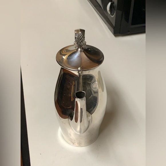 Mid Century Vintage Gorham Silver Paul Revere Pineapple Finial Coffee Pot Carafe - Picture 16 of 16